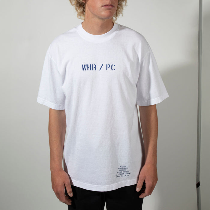 P.C. x WHR TEE WHITE