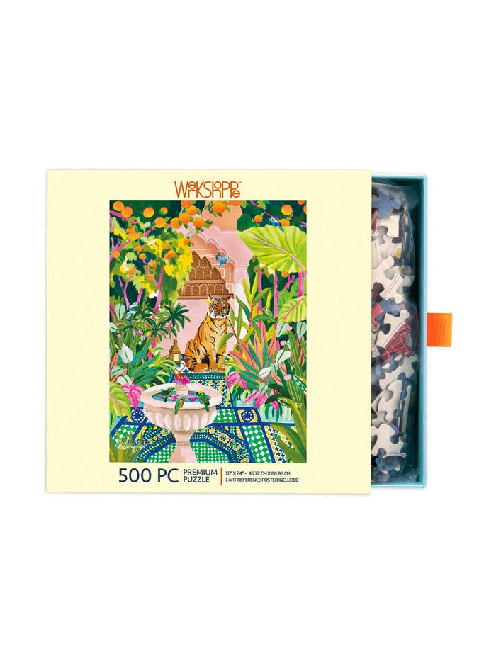 Peaceful Oasis 500 Piece Puzzle