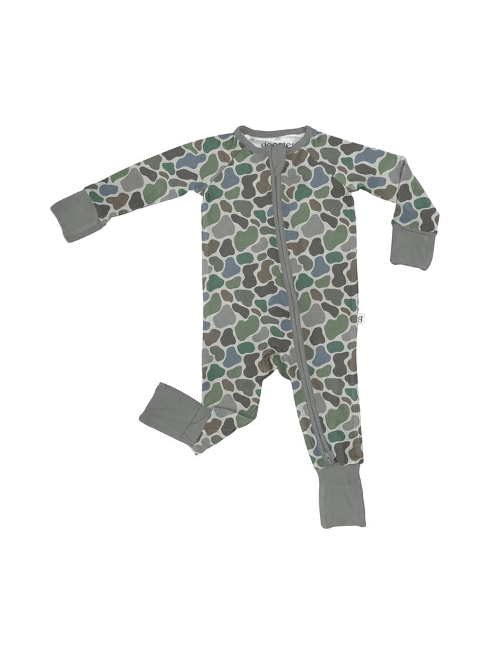 Pebble Camo - Zip Convertible PJs