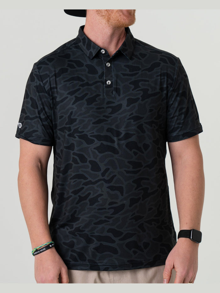 Performance Polo - Black Camo