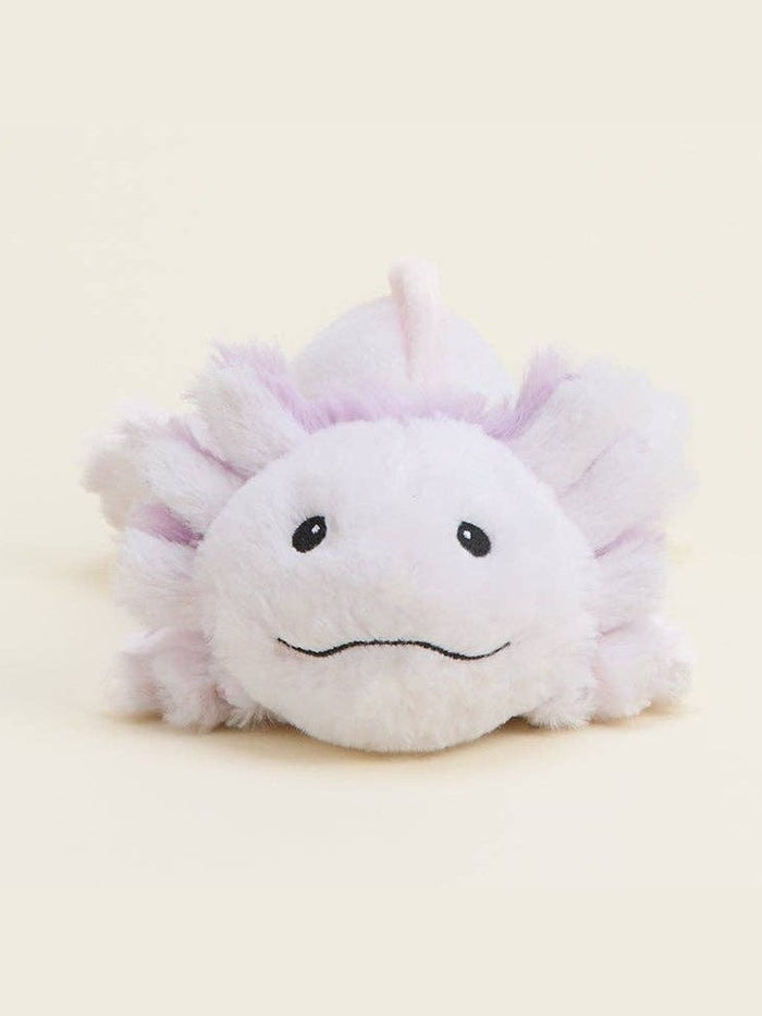 Pink Axolotl Warmies Junior