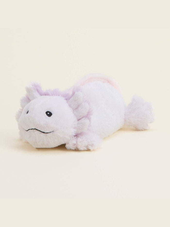 Pink Axolotl Warmies Junior