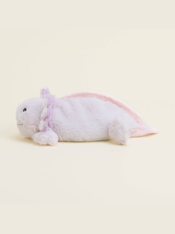 Pink Axolotl Warmies Junior