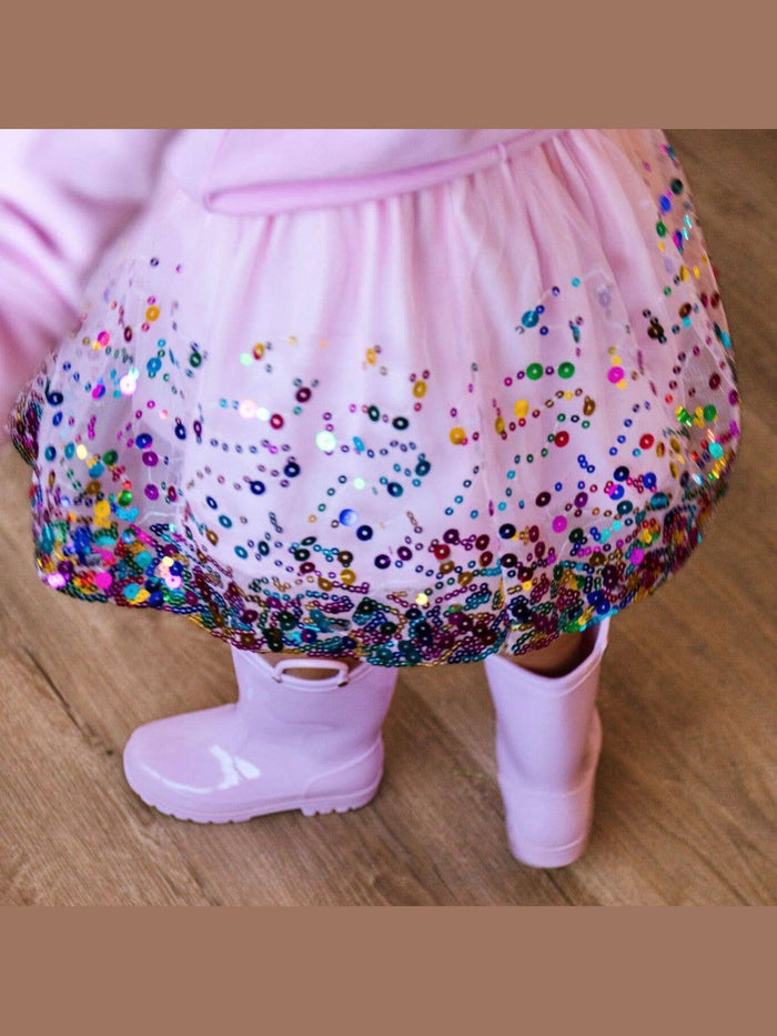 Pink Confetti Tutu - Dress Up Skirt - Kids Tutu
