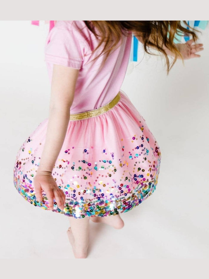 Pink Confetti Tutu - Dress Up Skirt - Kids Tutu