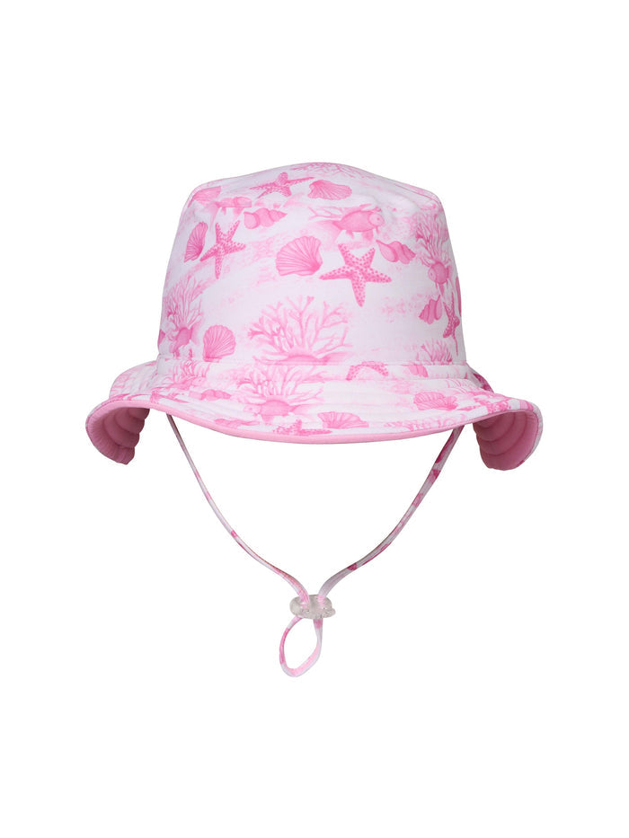 PINK LAGOON REVERSIBLE BUCKET HAT