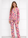 Pink Patches Bamboo Pajama Set