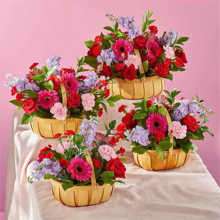 Pink Picnic Basket – BUEHLER'S FLORAL, Wooster OH