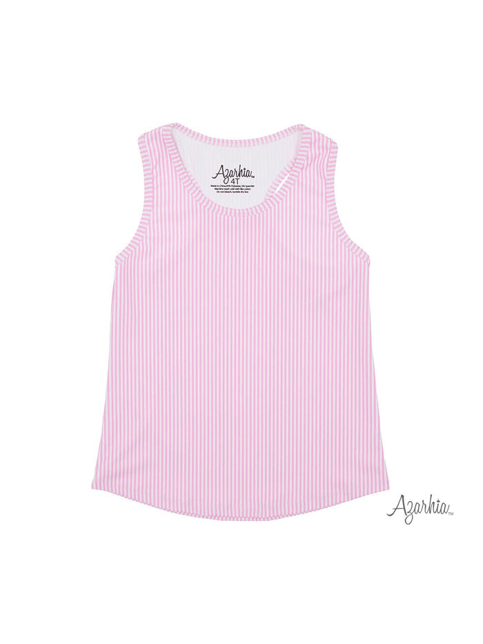 Pink Striped Tank