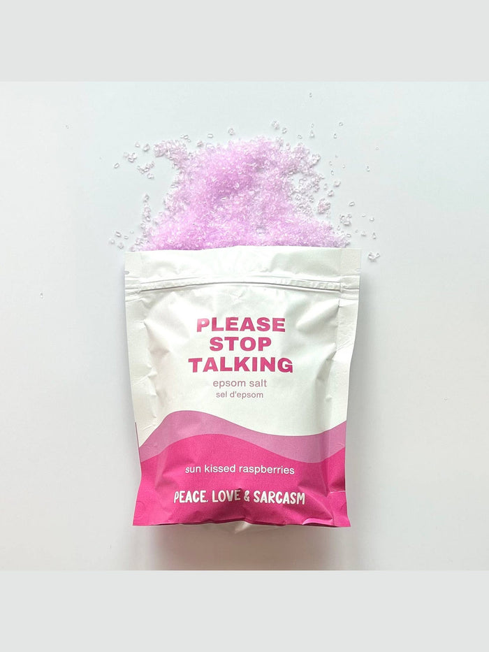 Please Stop Talking Epsom Salt Bath Soak