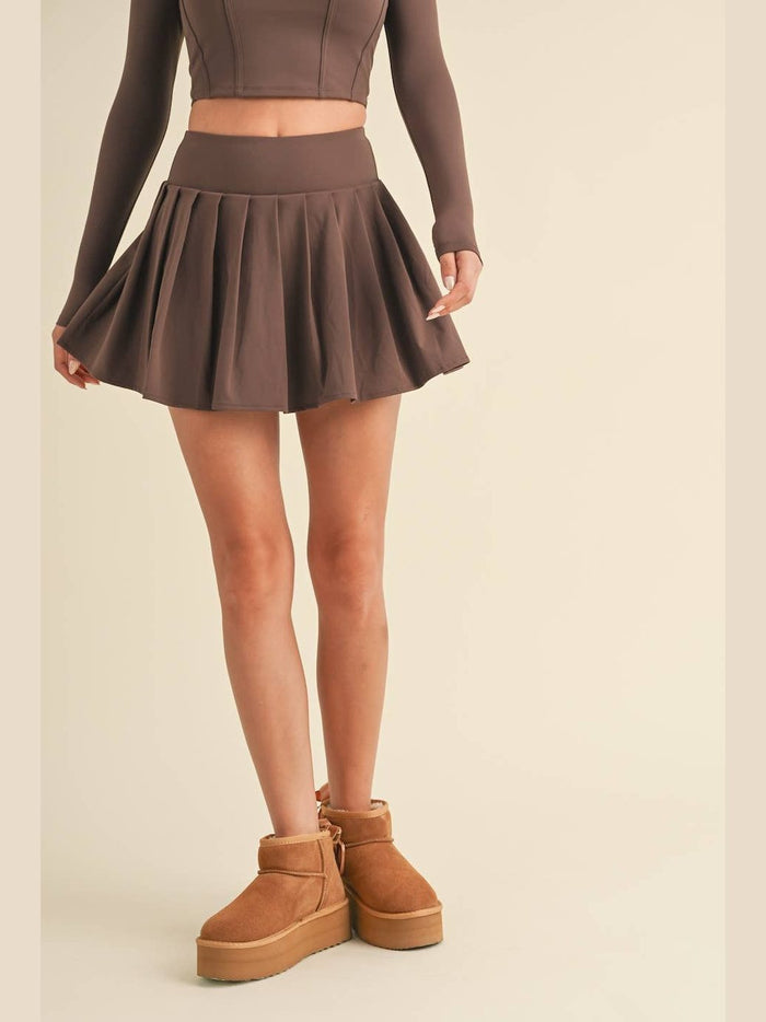 Pleated Tennis Mini Skort
