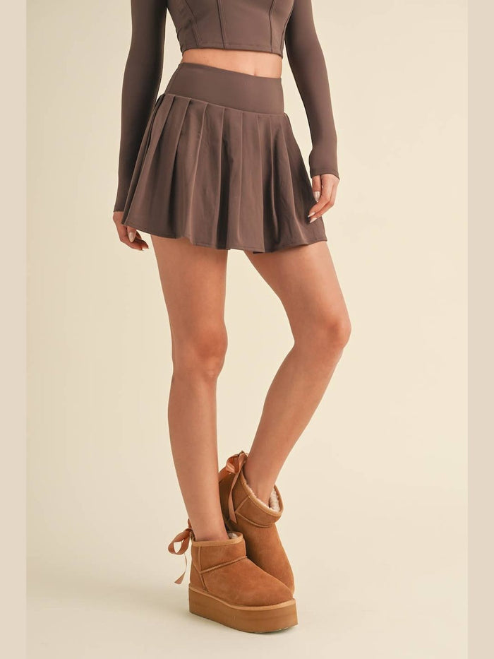 Pleated Tennis Mini Skort