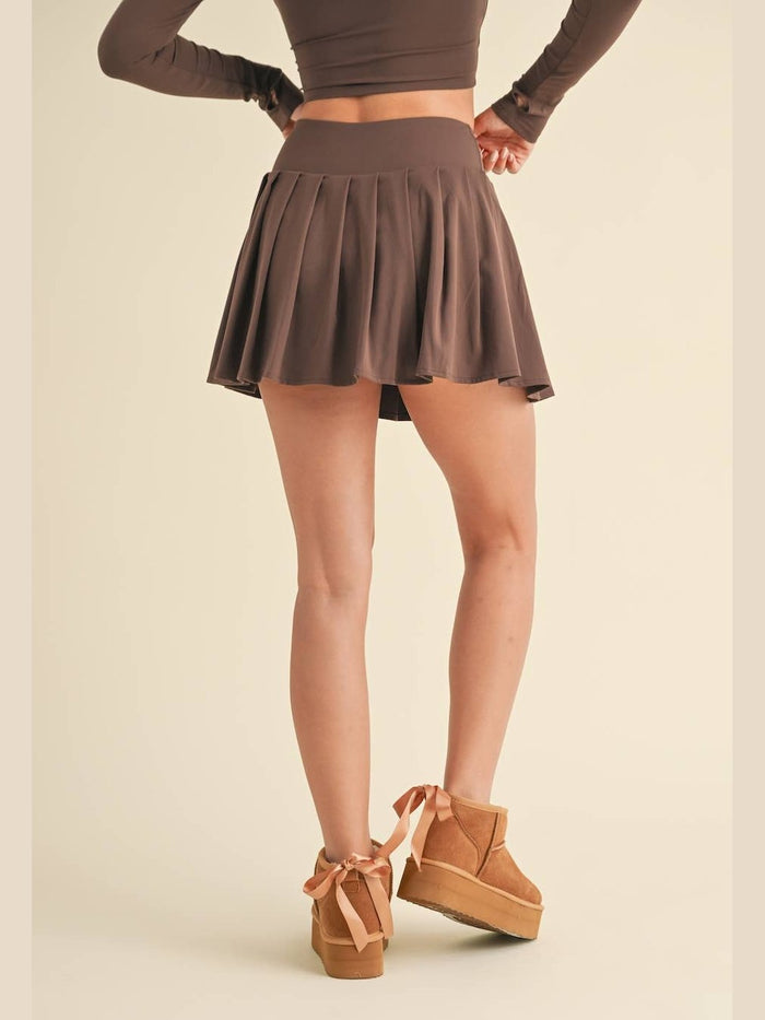 Pleated Tennis Mini Skort