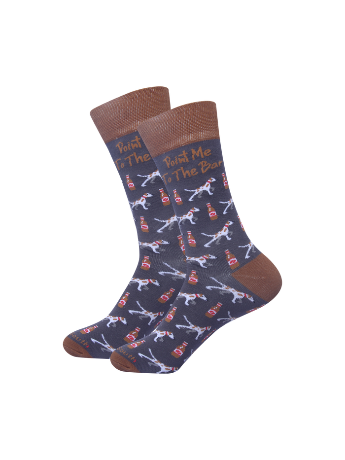 Point Me To The Bar Socks