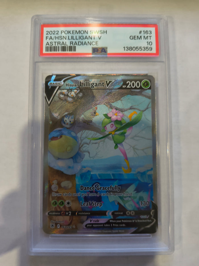 Pokemon: PSA 10 Full Art Hisuian Lilligant V