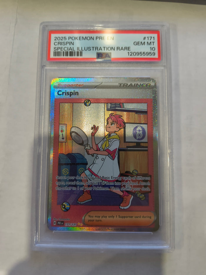 Pokemon: PSA 10 Special Illustration Rare Crispin