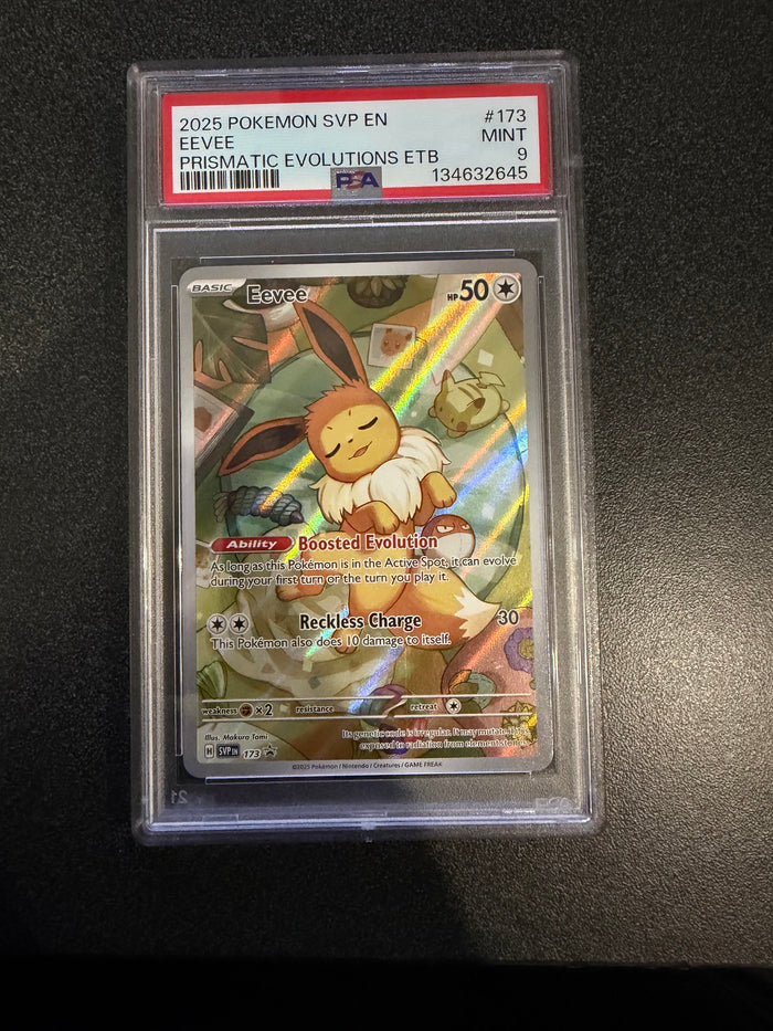 Pokemon: PSA 9 Eevee - Prismatic Evolutions ETB