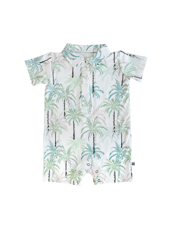 Polo Romper - Miami Vice