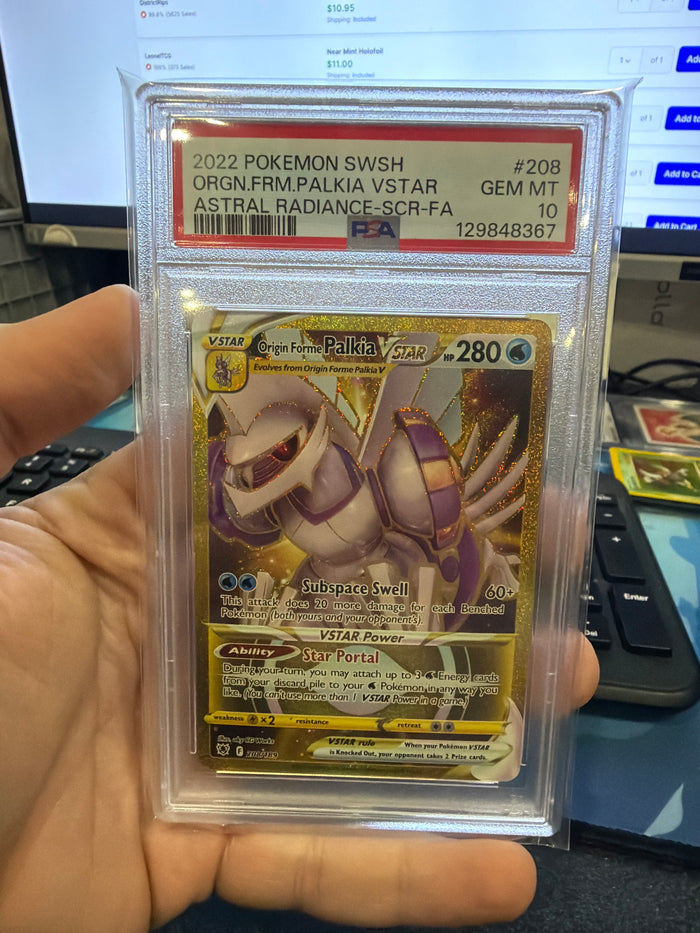 PSA 10 Origin Forme Palkia VSTAR - 208/189 - Astral Radiance