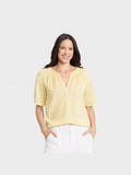 Puff Sleeve Top - Butter Yellow