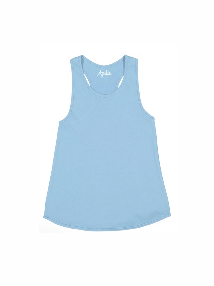 Racer Back Tank - Light Blue