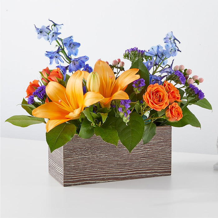 Radiant Citrus Box Bouquet – BUEHLER'S FLORAL, Wooster OH