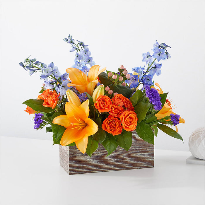 Radiant Citrus Box Bouquet – BUEHLER'S FLORAL, Wooster OH