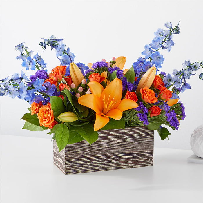 Radiant Citrus Box Bouquet – BUEHLER'S FLORAL, Wooster OH