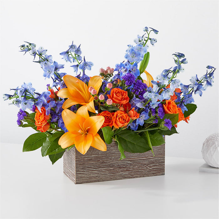 Radiant Citrus Box Bouquet – BUEHLER'S FLORAL, Wooster OH