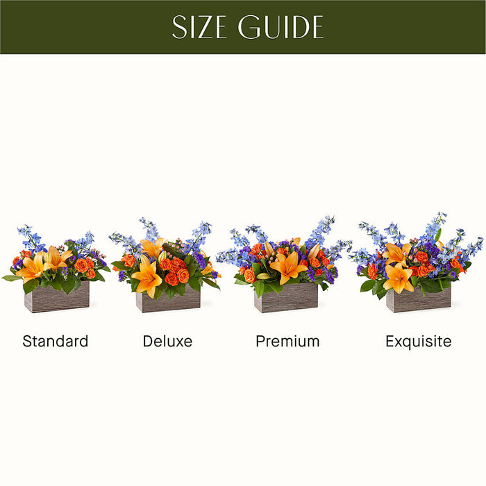Radiant Citrus Box Bouquet – BUEHLER'S FLORAL, Wooster OH