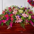 Radiant Tribute Casket Spray – BUEHLER'S FLORAL, Wooster OH
