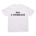 REAL & MAKEBELIEVE TEE WHITE