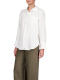 Relaxed Linen Button Down - White