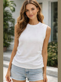 Ribbed Ruched Tank