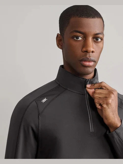 Rise 1/4 Zip - Asphalt