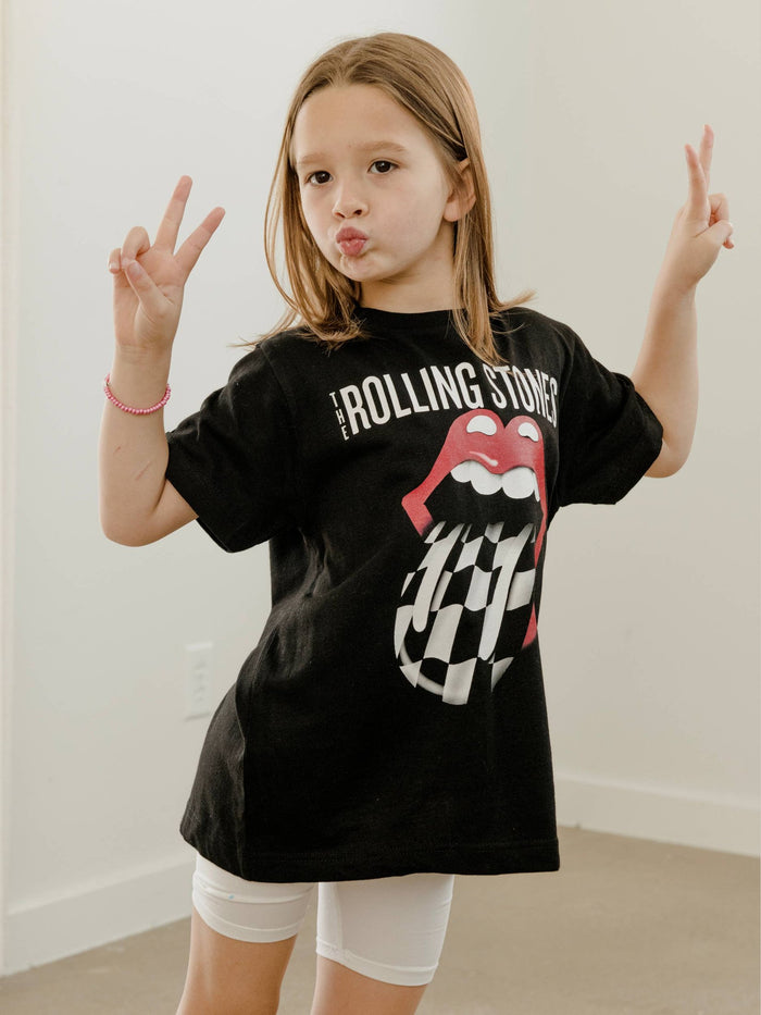 Rolling Stones Zip Code Night Black Graphic Tee