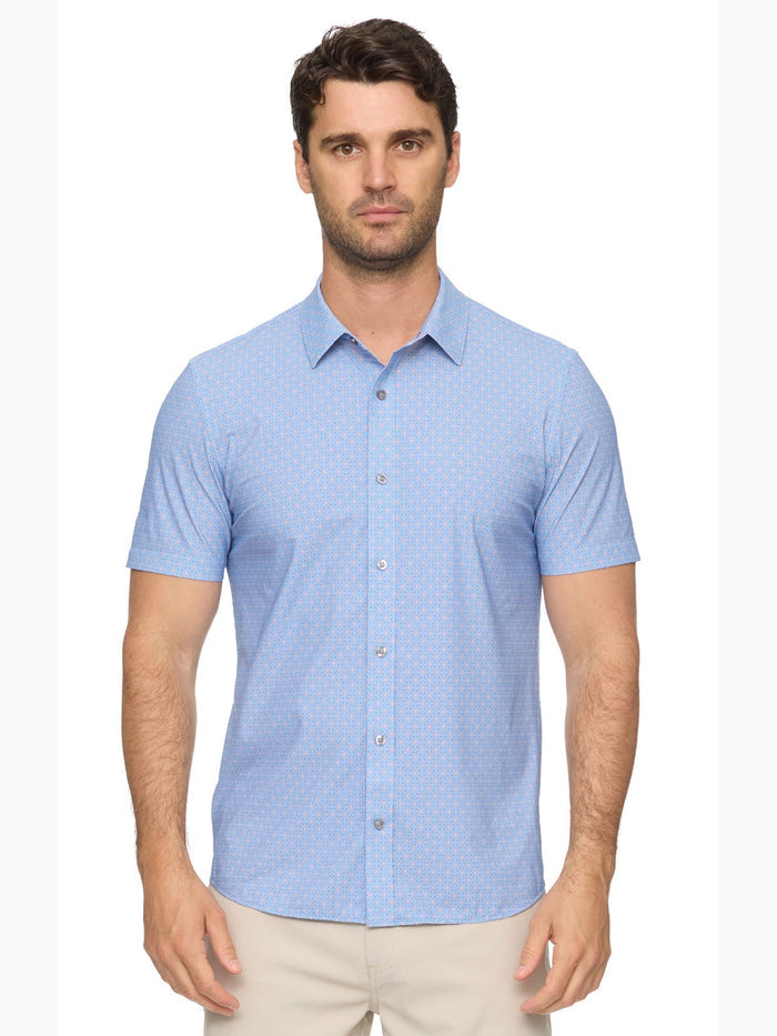 Saxon Short Sleeve Medallion Print Journey Shirt