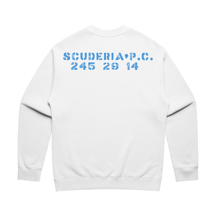 SCUDERIA CREWNECK WHITE