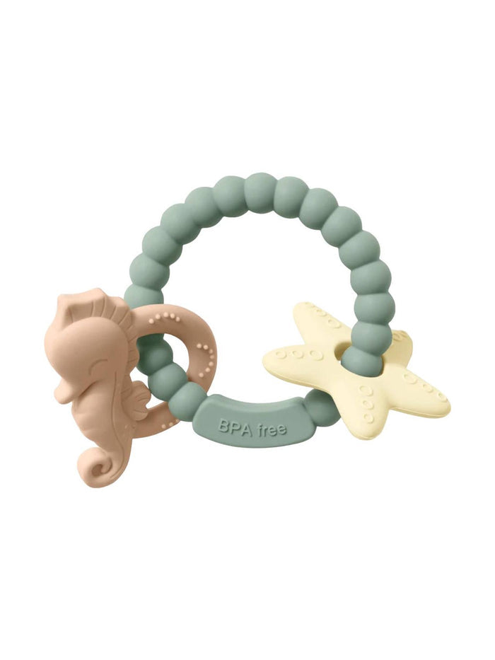 Seahorse Teething Ring - All Silicone