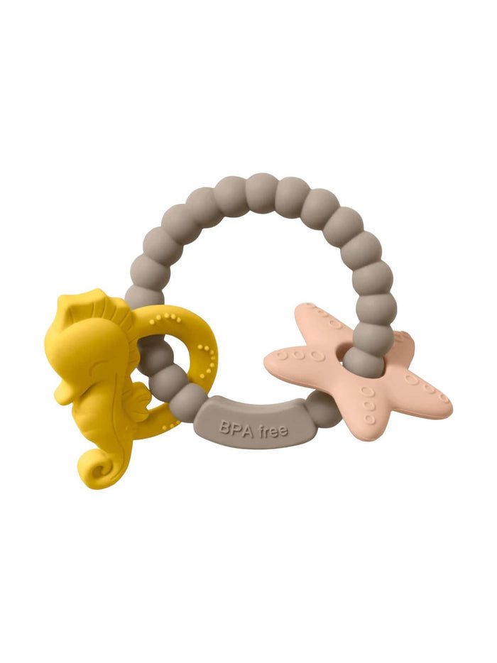 Seahorse Teething Ring - All Silicone