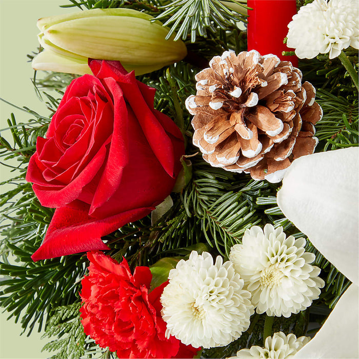 Seasonal Festivities Centerpiece – BUEHLER'S FLORAL, Wooster OH