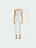 Shy Girl High Rise Crop Flare - Lamb Vintage