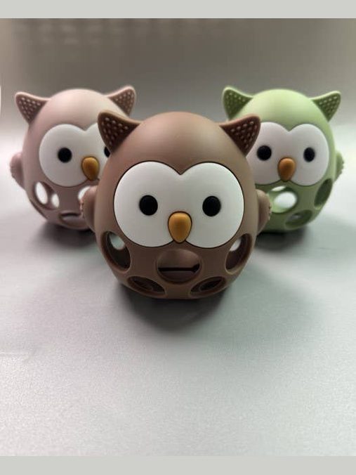 Silicone 3D Owl Teether Silicone