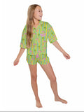 Silky Cabana Club Pajama Set