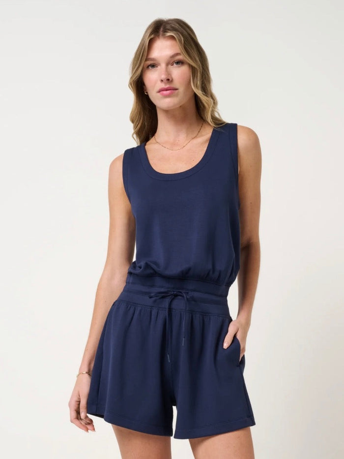 Skyloft Soft Romper - Navy Blazer