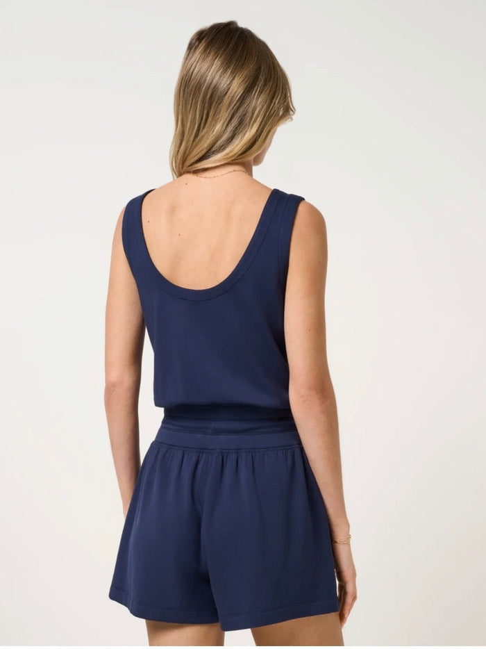Skyloft Soft Romper - Navy Blazer