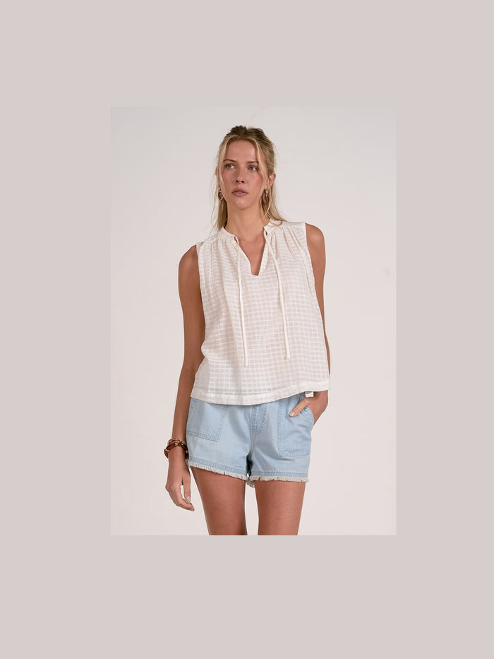 Sleeveless Flowy Top