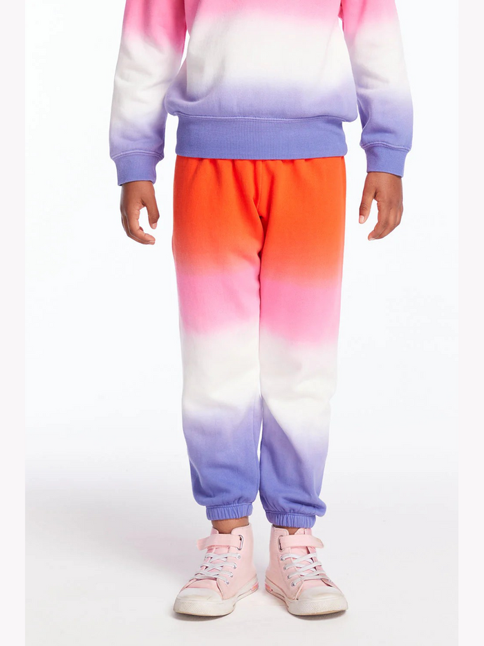 Slim Slouchy Candy Sunset Girls Sweatpants
