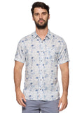 Somers Island Print Performance Button Down