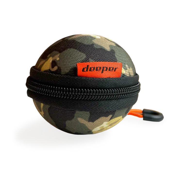 Black Sonar Hard Case for Deeper Fish Finder | Protective Carry Case MARKSMAN